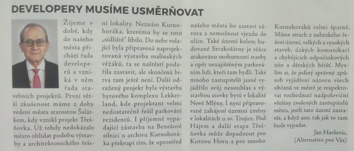 Developery musíme usměrňovat